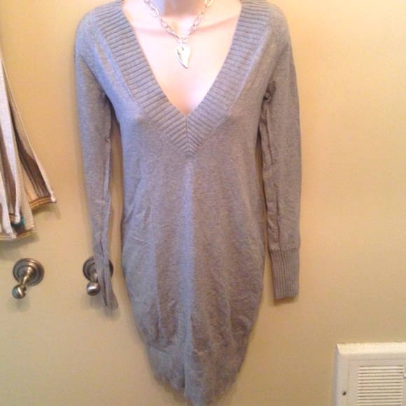 ⏳Express Gray Dress - Picture 1 of 3